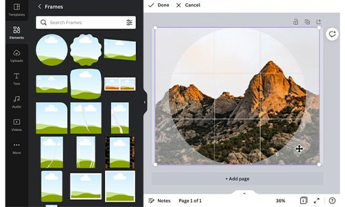 Canva Shape Frames