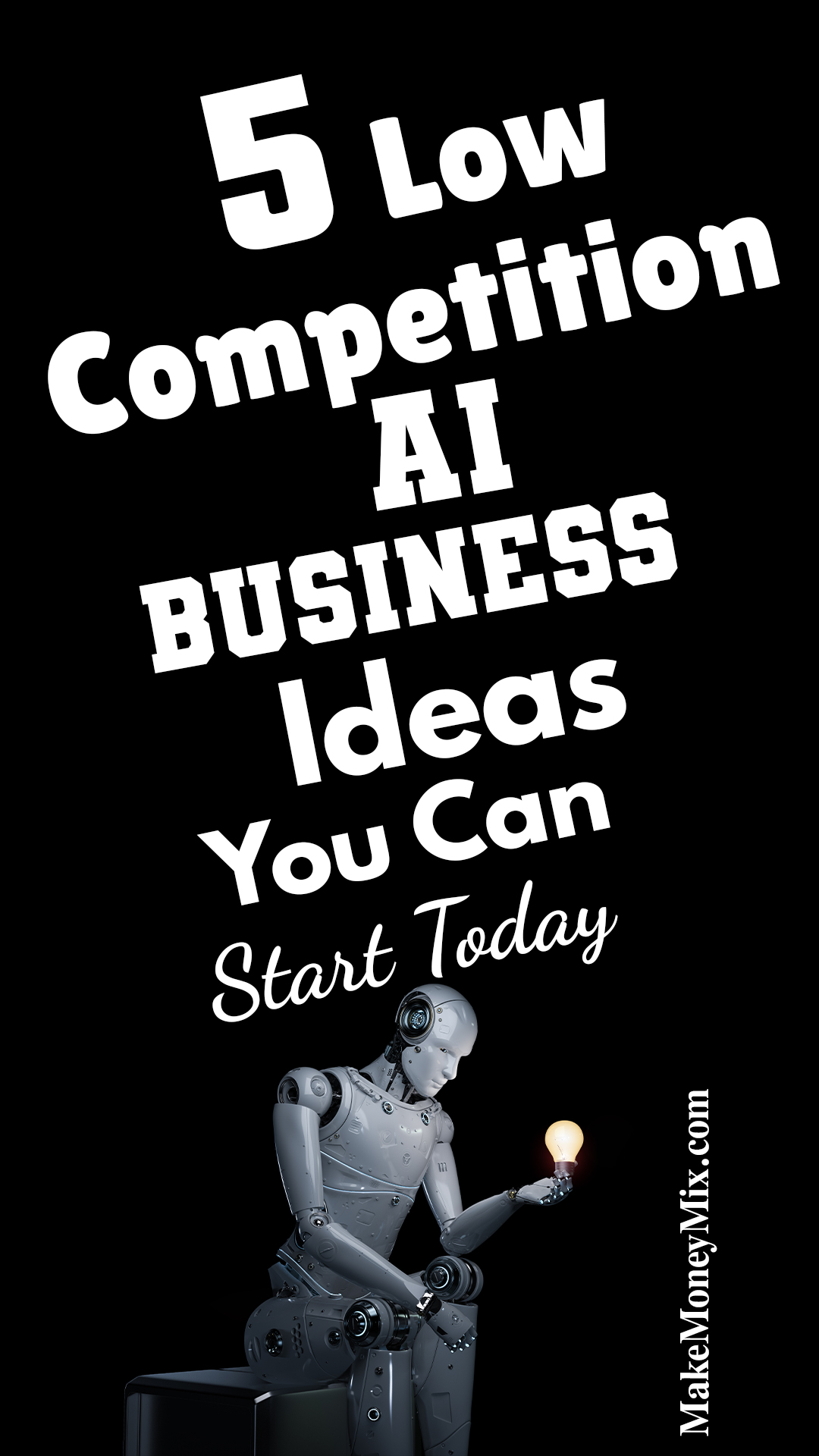 5 Low Competition AI Business Ideas You Can Start Today