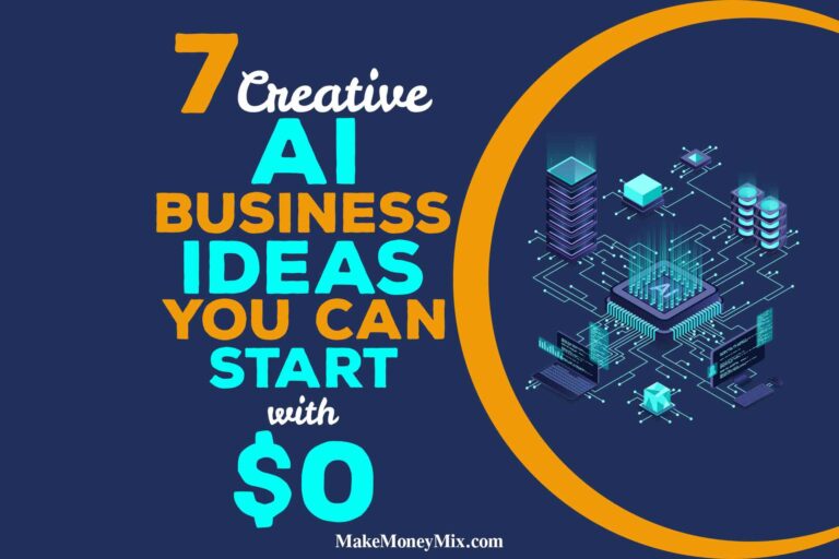 7 Creative AI Business Ideas You Can Start With $0