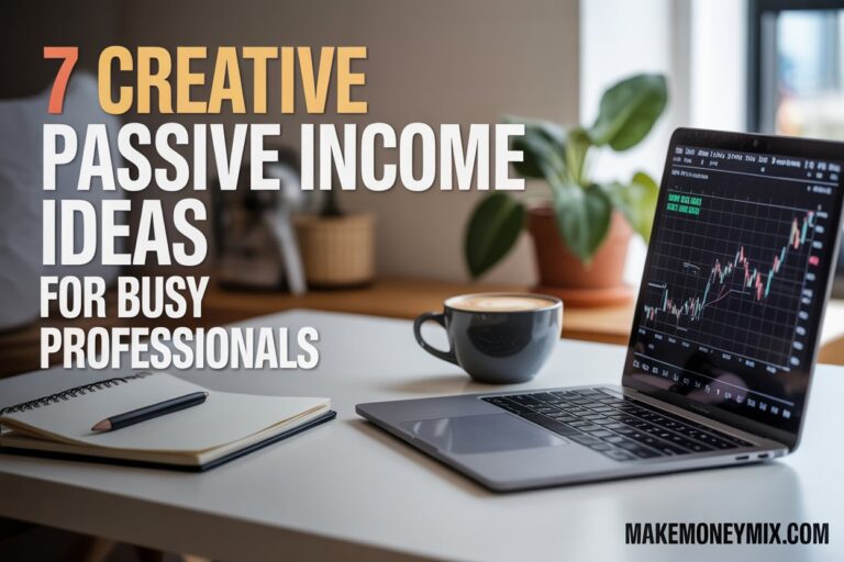 7 Creative Passive Income Ideas for Busy Professionals