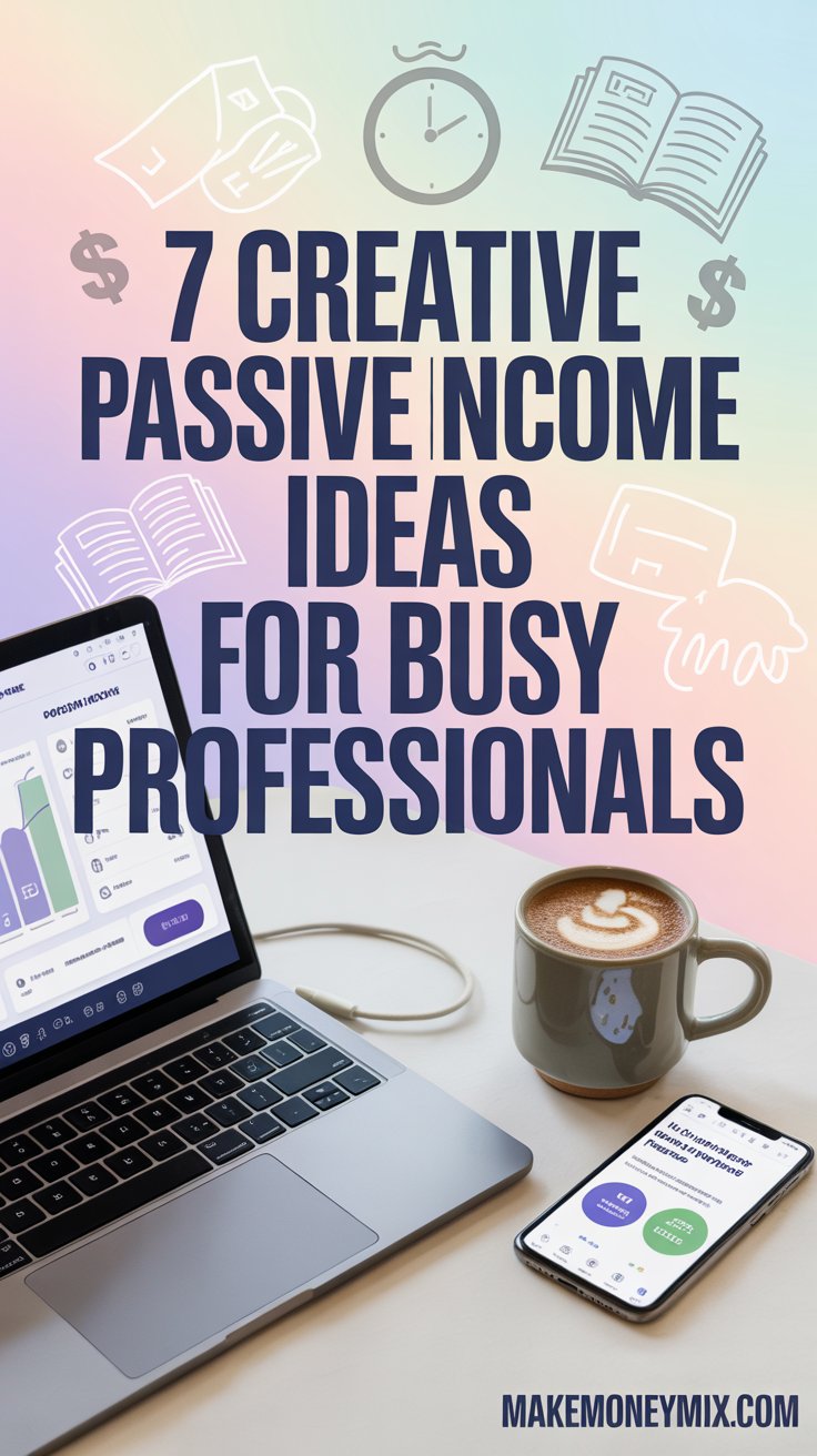 7 Creative Passive Income Ideas for Busy Professionals